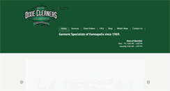 Desktop Screenshot of dixie-cleaners.com